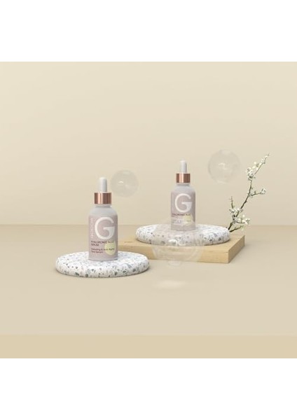 Goccia Hyaluronic Acid Serum-Yoğun Nemlendirici Etkiyle Daha Dolgun ve Canlı Bir Cilt modelleri