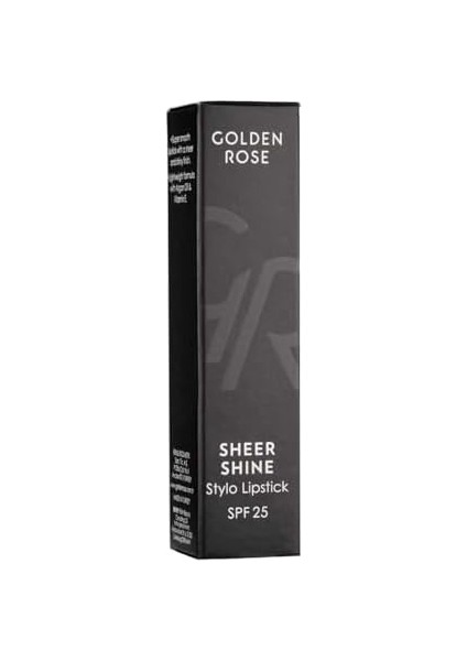 Golden Rose Sheer Shine Stylo Lipstick No:33 - Ruj modelleri