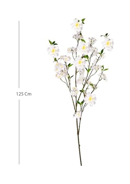 Yapay Çiçek Dalı Beyaz 125 Cm. fiyatları