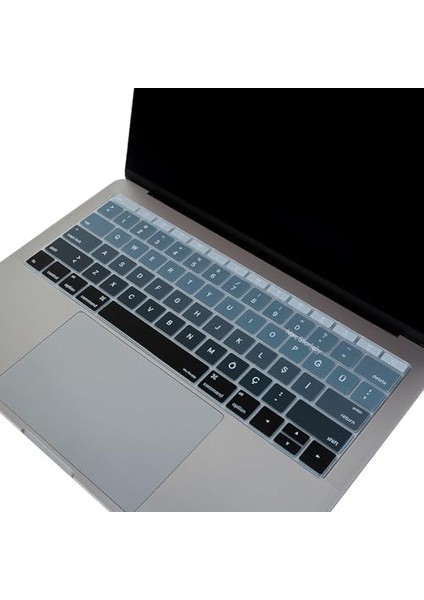 MacBook Klavye Koruyucu Us Ingilizce Amerikan-Return-Enter-Için Türkçe Çeviri Baskı Pro 13INÇ A1708, MacBook A1534 12INÇ Uyumlu, Ultra Ince Hafif Yıkanabilir Klavye Filmi Siyah Gri fiyatları
