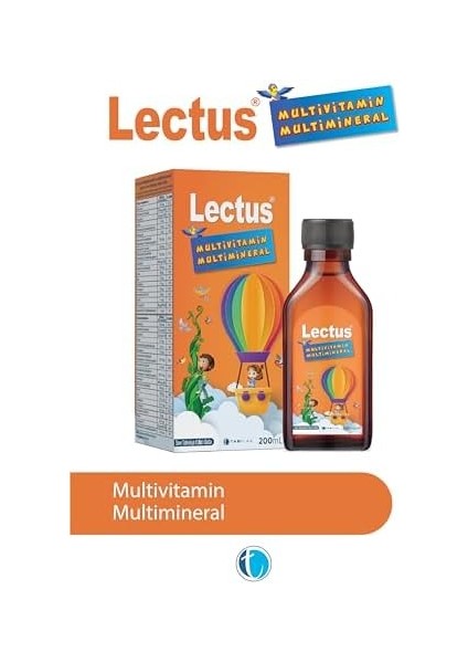 Lectus Multivitamin Multimineral Şurup 200 ml