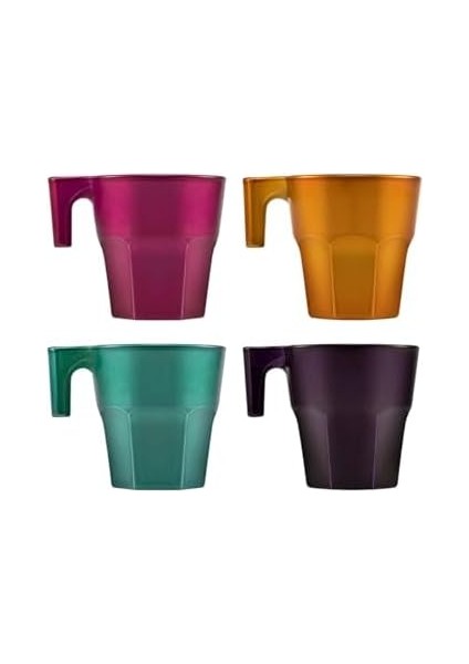 Casablanca Cam Espresso Bardağı, 4 Parça, Çok Renkli Asortili Tonlarda, 70 cc modelleri