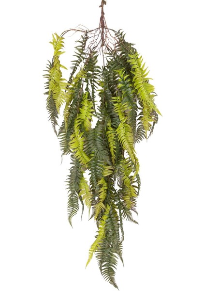 Yapay Bitki Fujer-Eğrelti Otu Sarmaşık Yeşil-Mor 120 Cm.