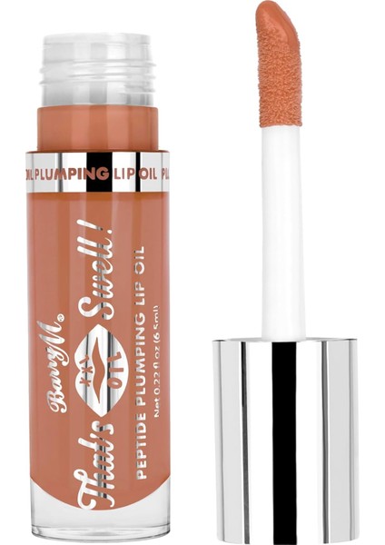 Barry M That's Swell! Peptide Plumping Lip Oil Dolgunlaştırıcı Dudak Ruju Lip Gloss Honeyed Hue Bal Rengi