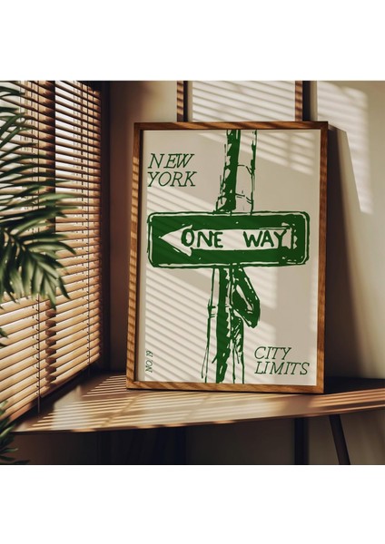 Tanıtım Newyork Çerçevesiz Poster, Modern Dekoratif Çerçevesiz Poster, Tablo, Newyork-2, 50 x 70
