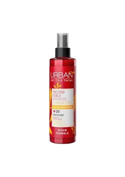 Urban Care Hibiscus&shea Butter Kıvırcık ve Dalgalı Saçlara Özel Sıvı Saç Bakım KREMI-VEGAN-200 ml
