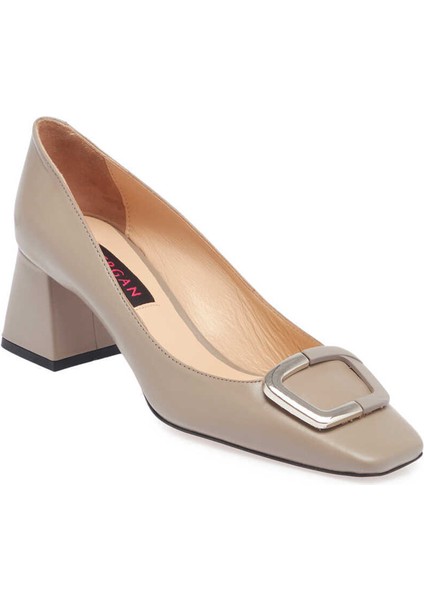 Vizon Hakiki Deri Kadın Topuklu Ayakkabı - K24I1AY67471-S08 indirimleri
