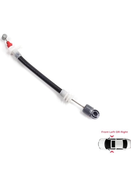 Bmw X5 E53 2000-2006 51218243615 51218243616 Için Ön Dış Kapı Kolu Taşıyıcı Açma Teli 177 mm