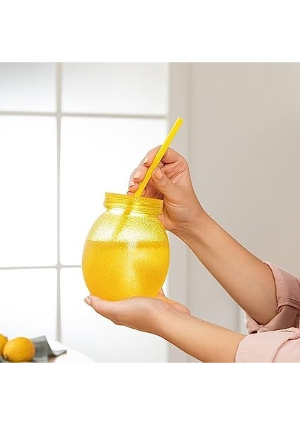 Akrilik Pipetli 650ML | Ferahlatıcı ve Renkli 650ML Akrilik Pipetli - Yazın Serinletici Lezzetleri Deneyimleyin! fiyatları