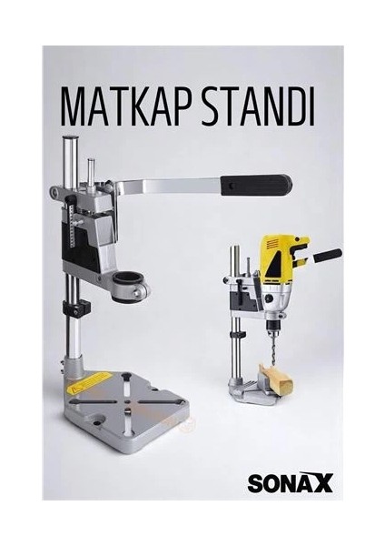 Tezgah Üstü Matkap Standı - Ayarlanabilir Dikey Sütun Matkap Pres Standı