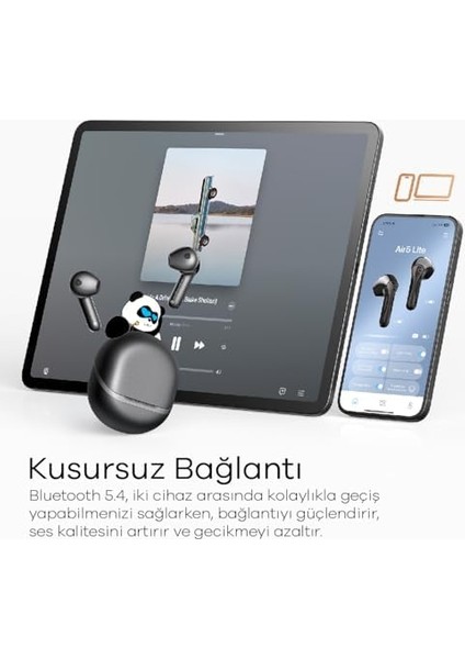 Air 5 Lite Kulakiçi Kulaklık - Siyah fiyatları