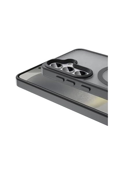 S23 Fe ile Uyumlu Sio Manyetik Mat Arka Kapak Şok Emici Kaymaz Telefon Kılıfı – Siyah fiyatları