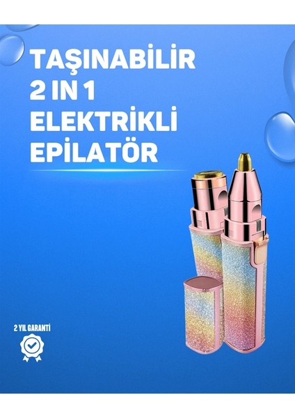 Kaş ve Yüz Epilation Aleti – Kolay Kullanımlı, Portatif Shaver USB Şarjlı