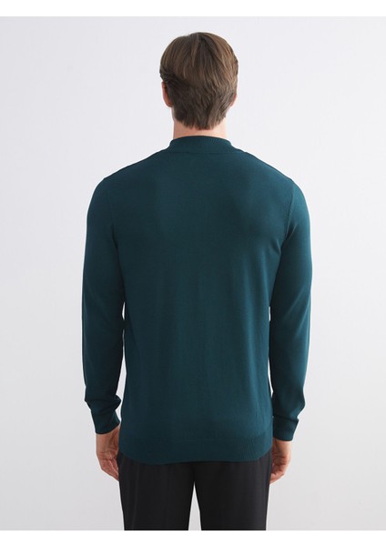 Yeni Sezon Dik Yaka Erkek Triko Kazak fırsatları