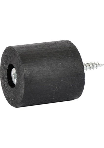 Masa Mobilya Koltuk Ayak Yükseltici 6'lı 25 mm Siyah