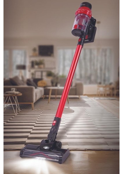 KVC-4040 Kablosuz Dikey Süpürge Kırmızı