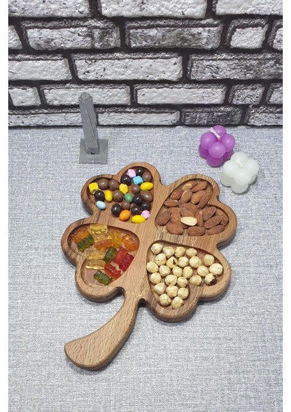 Ahşap Kay?n Çerezlik-Kahvaltılık ve Servis- Sunum Taba?? KZ1042