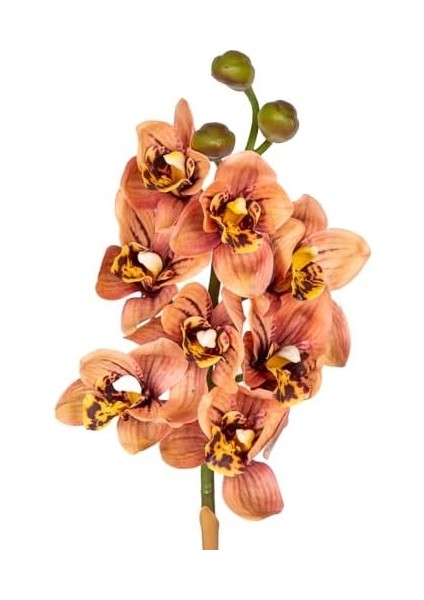 Yapay Orkide Gerçek Dokulu Somon 75 Cm. fiyatları