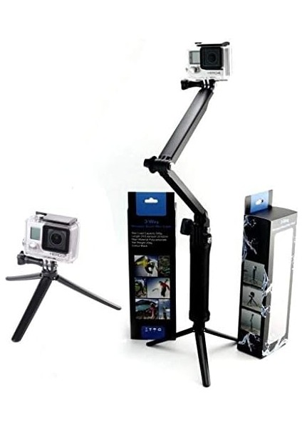 Ile Uyumlu Aksiyon Kamera Monopod Çubuğu Stand Mini 3in1 fiyatları