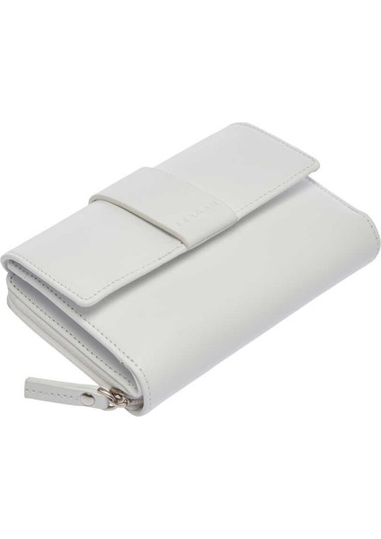 Beyaz Hakiki Deri Kadın Cüzdan - S1CB00005813-B58 fırsatları