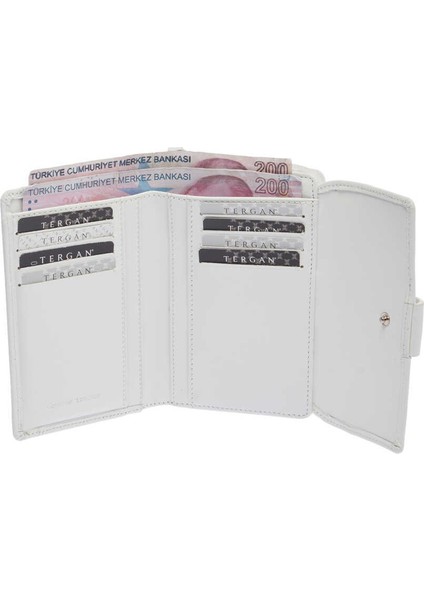 Beyaz Hakiki Deri Kadın Cüzdan - S1CB00005813-B58 indirimleri