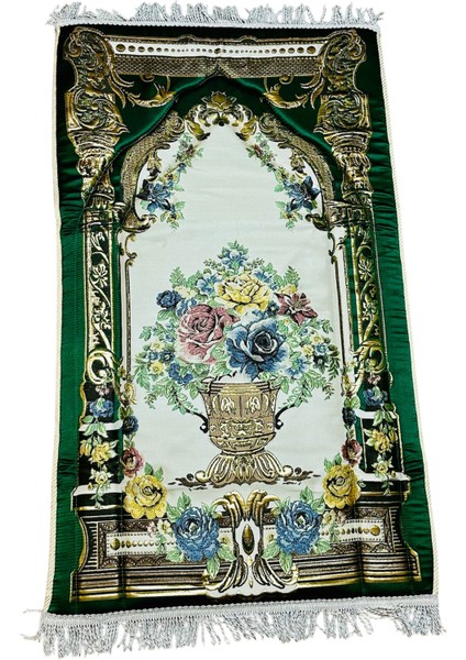 Çantalı Osmanlı Motifli Şık Çeyizlik Hediyelik Lüks Diz Ağrıtmayan Süngerli Yaldızlı Seccade Kaliteli fiyatları