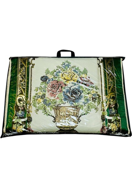 Çantalı Osmanlı Motifli Şık Çeyizlik Hediyelik Lüks Diz Ağrıtmayan Süngerli Yaldızlı Seccade Kaliteli fırsatları