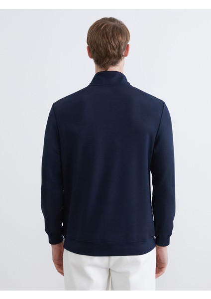 Yeni Sezon Fermuarlı Dik Yaka Erkek Sweatshirt fırsatları