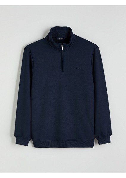 Yeni Sezon Fermuarlı Dik Yaka Erkek Sweatshirt indirimleri