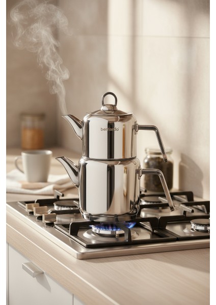 Vellora Mini Boy Paslanmaz Çelik Çaydanlık Takımı fırsatları