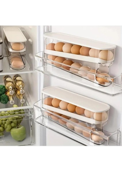 (2 Adet) 14 Lü Katlı Yumurta Organizer fiyatları