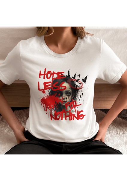 Hopeless For Nothing – Kadın Regular Fit Tişört