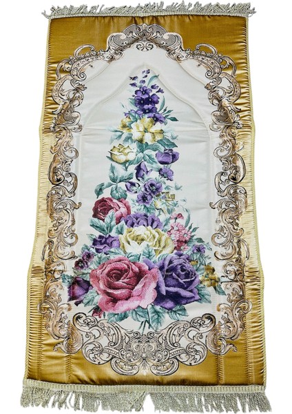 Çantalı Osmanlı Motifli Şık Çeyizlik Hediyelik Lüks Diz Ağrıtmayan Süngerli Yaldızlı Seccade Kaliteli fiyatları