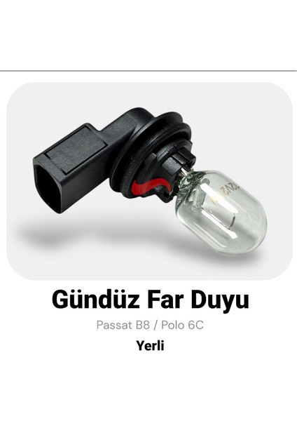 Asparts Vw Passat B8 Gündüz Far Ampul Duyu (Yerli)