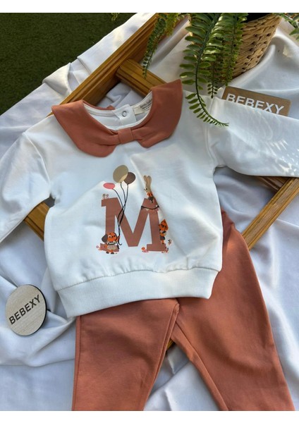 M Harf Baskılı Alt Üst Takım modelleri