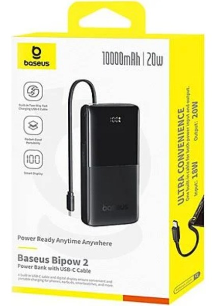 Bipow 2 10000 Mah 20W Taşınabilir Şarj Cihazı
