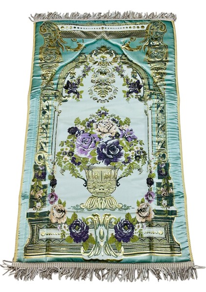 Çantalı Osmanlı Motifli Şık Çeyizlik Hediyelik Lüks Diz Ağrıtmayan Süngerli Yaldızlı Seccade Kaliteli fiyatları