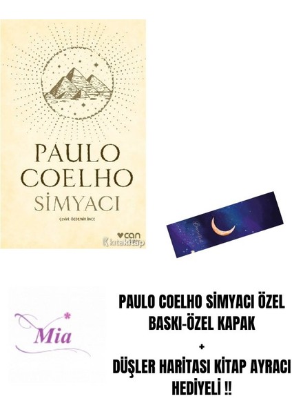 Paulo Coelho Simyacı Özel Baskı-Özel Kapak + Düşler Haritası Kitap Ayracı Hediyeli !!