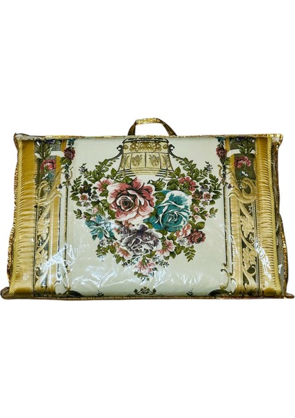 Çantalı Osmanlı Motifli Şık Çeyizlik Hediyelik Lüks Diz Ağrıtmayan Süngerli Yaldızlı Seccade Kaliteli modelleri