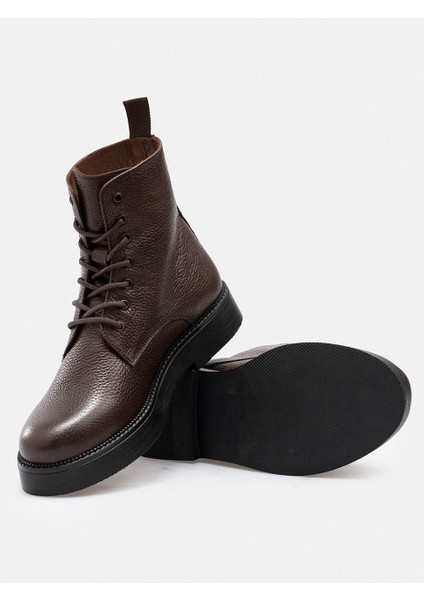 Kahverengi Bağcıklı Hakiki Deri Kadın Bot modelleri