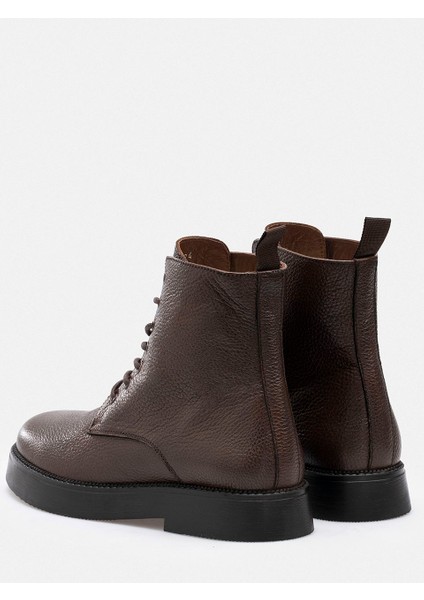 Kahverengi Bağcıklı Hakiki Deri Kadın Bot indirimleri