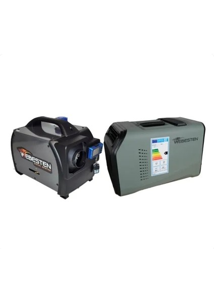 Taşınabilir Portatif Klima+Webesten Çanta Tipi Dizel Isıtıcı Ikili Set