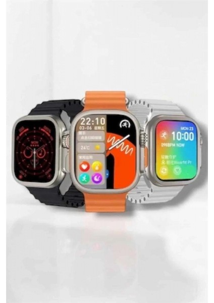 Bluetooth Bağlantılı Nabız, Kan Basıncı, Oksijen Ölçer Akıllı Saat modelleri