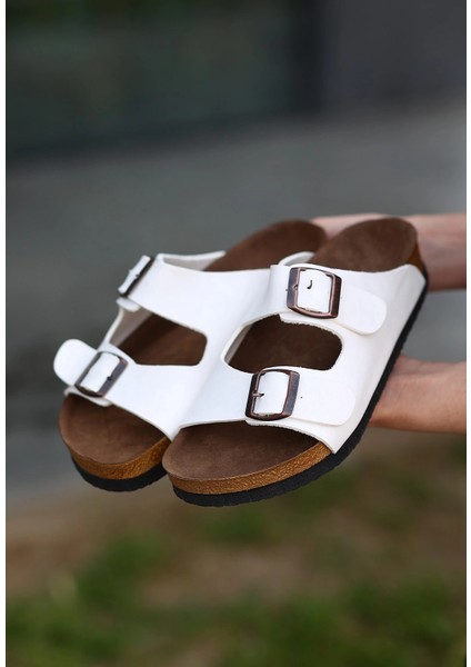 Yzlal Rıno Beyaz Nubuk Terlik (Numara: 37) modelleri