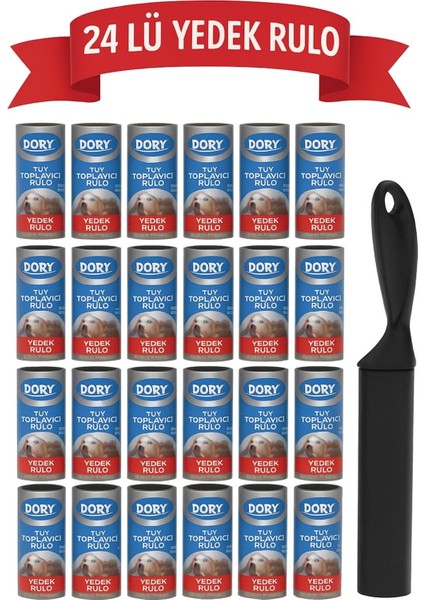 24’lü Yedek Rulo + Tüy Toplayıcı Aparat (Toplam 1440 Yaprak)