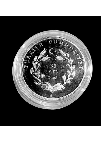 Atatürk Anıtkabırde 35 Ytl 2008 Gümüş Sertifikalı Hatıra Parası fiyatları