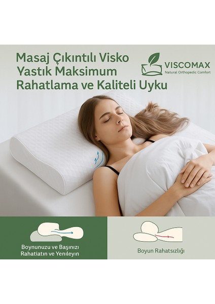 Ortopedik Uyku Yastığı - Boyun Düzleşmesi ve Ağrı Için Destek