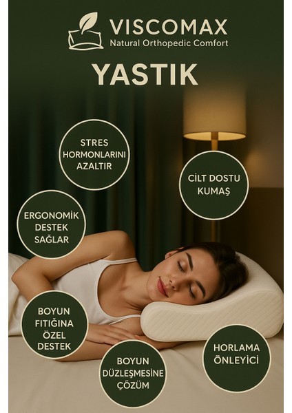 Ortopedik Uyku Yastığı - Boyun Düzleşmesi ve Ağrı Için Destek fiyatları