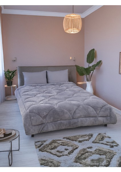 Welsoft Akfil Midye Desen Tek Kişilik Yorgan modelleri