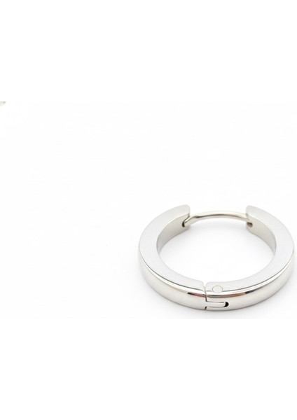 Halka Model Klasik Çelik Unisex Küpe fiyatları